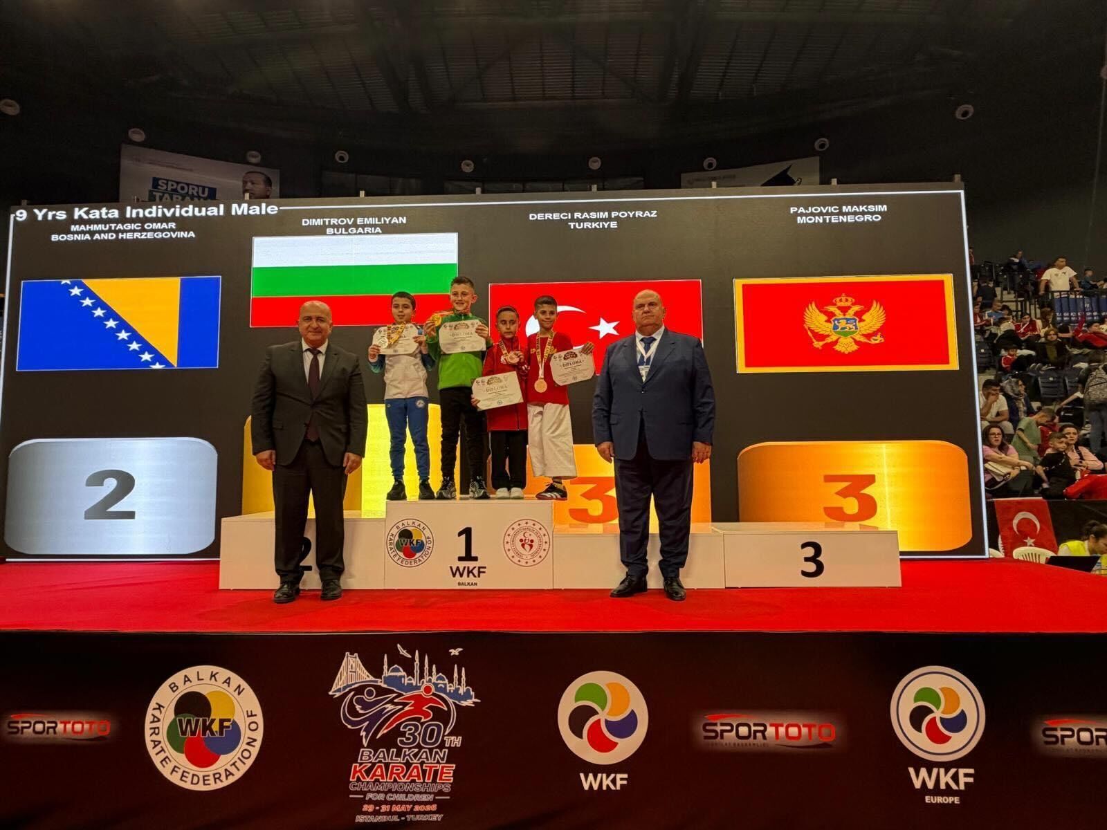 Bartınlı Minik Karateci Balkan 3’üncüsü Oldu
