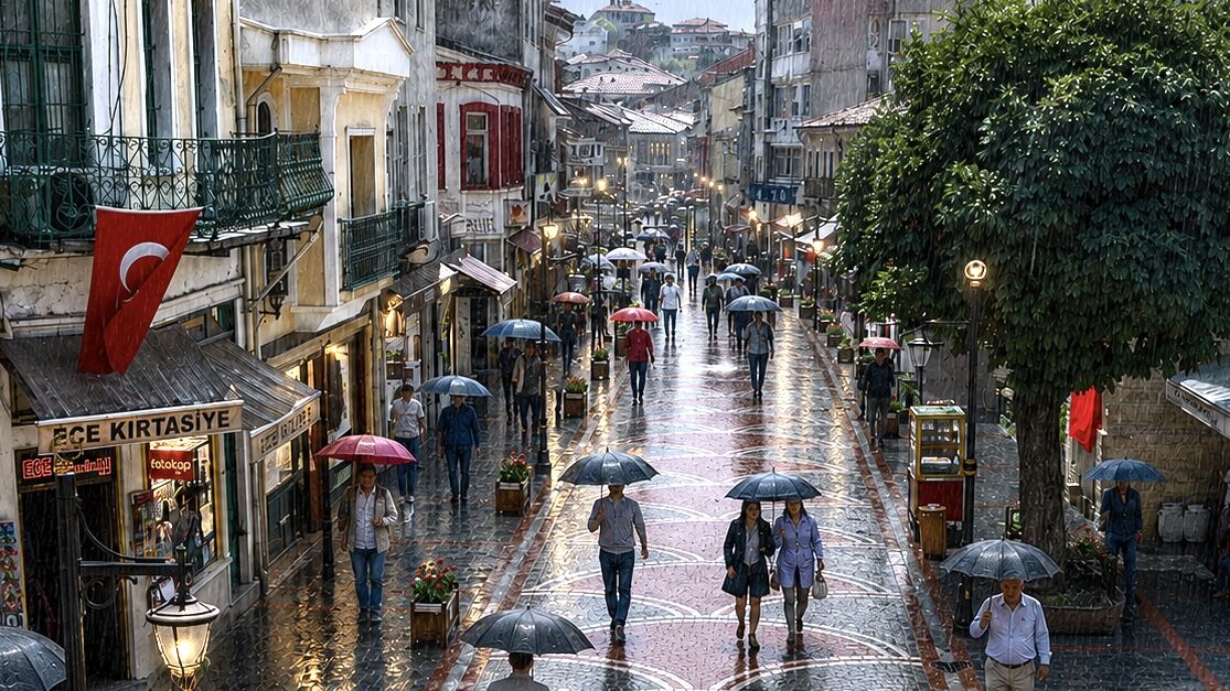 Gök gürültülü sağanak yağış uyarısı