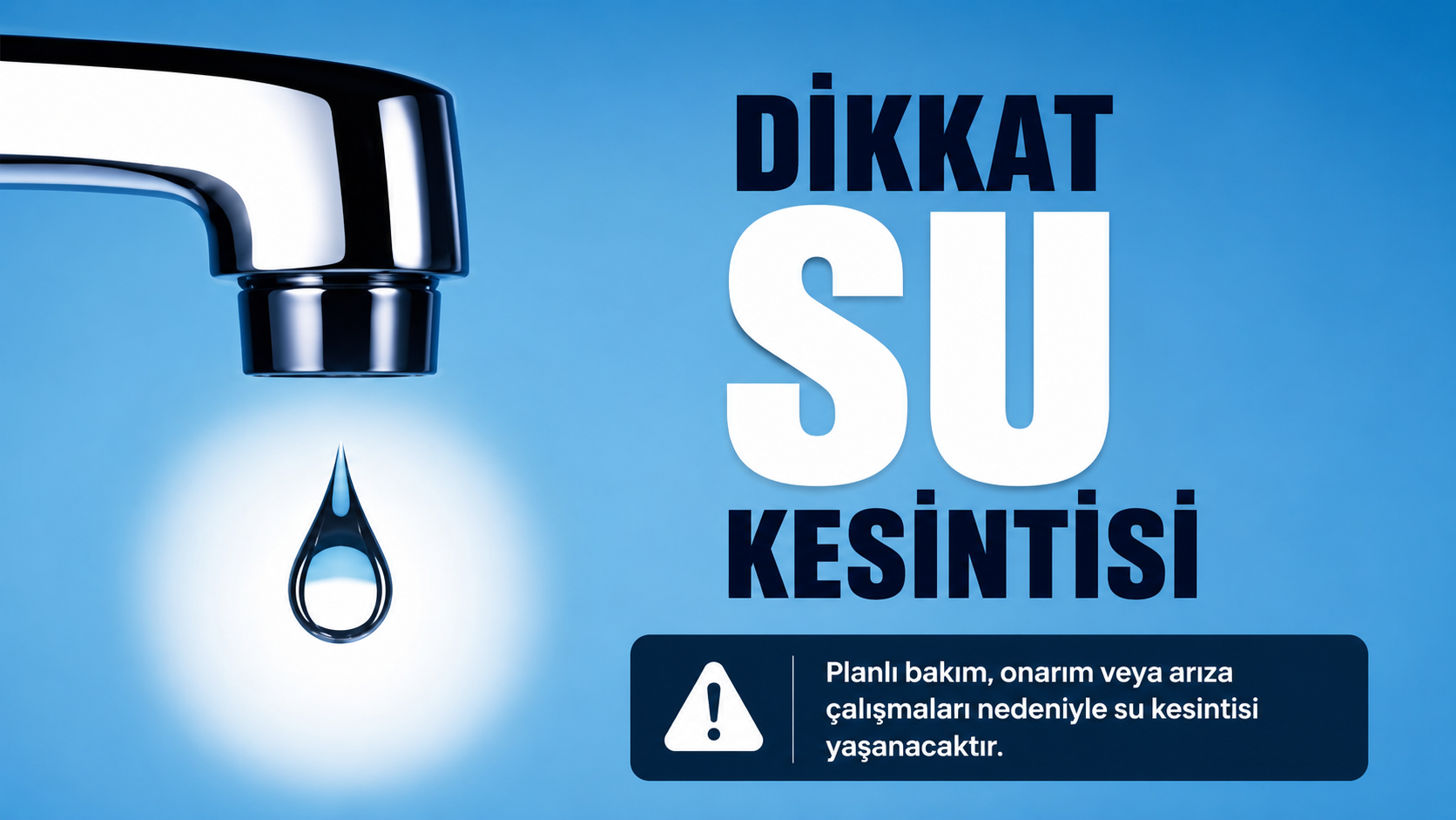 Bartın’da 7 Mahallede Gece Saatlerinde Su Kesintisi