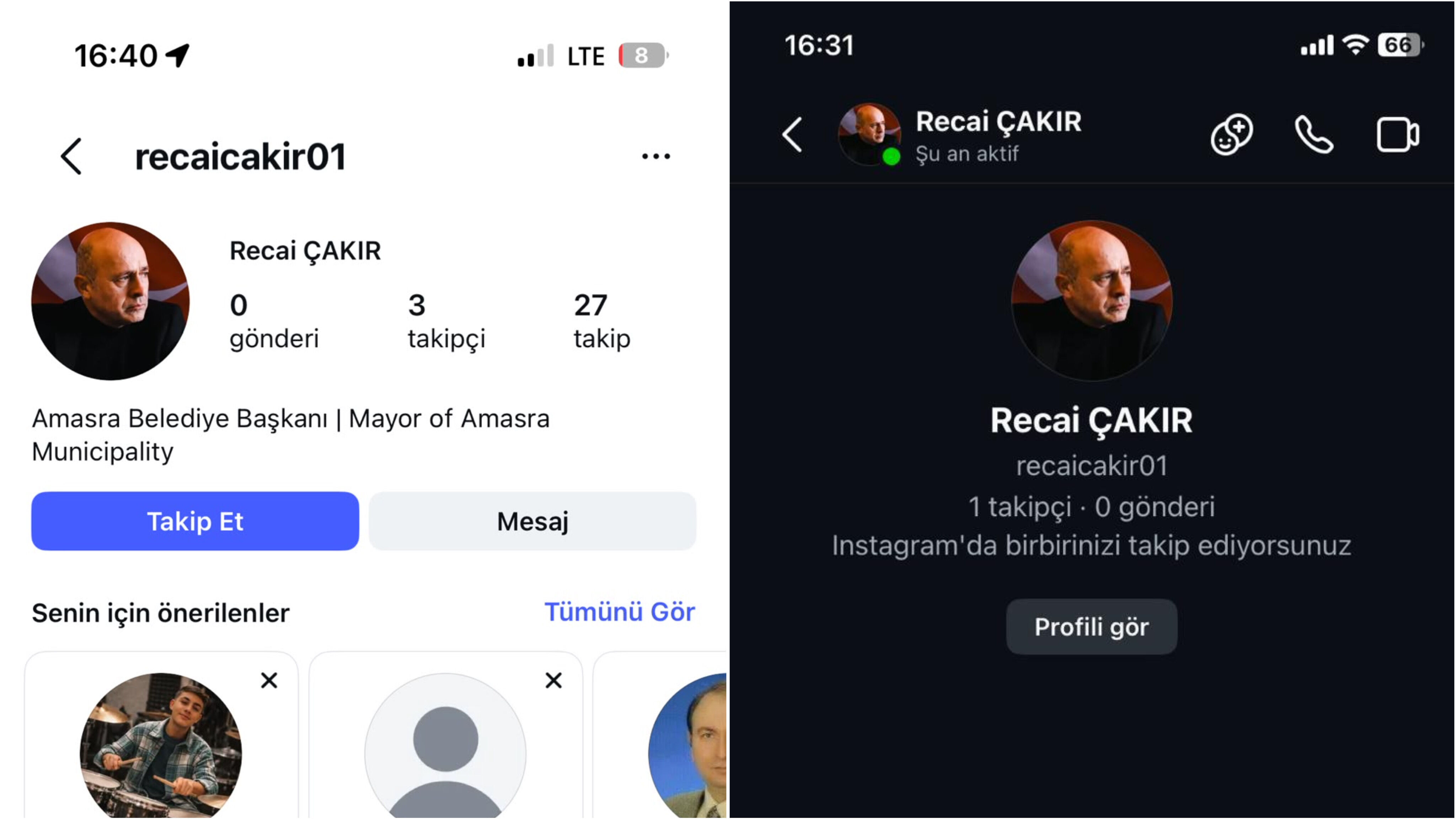 Başkan Çakır'dan Sahte Hesap Uyarısı
