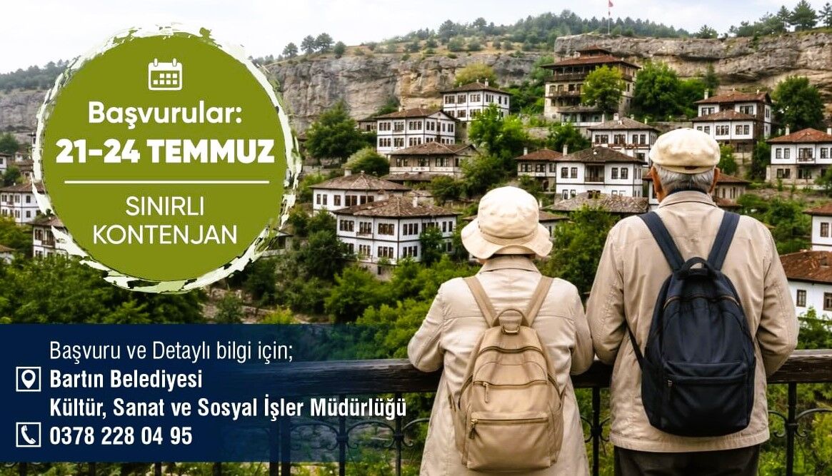 Bartın'da Emekliler Geziyor