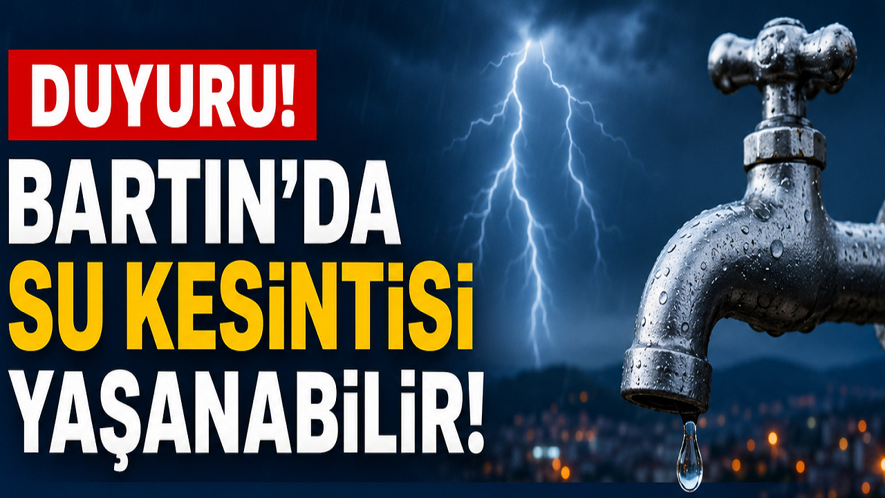 Yıldırım Ana İsale Hattını Vurdu