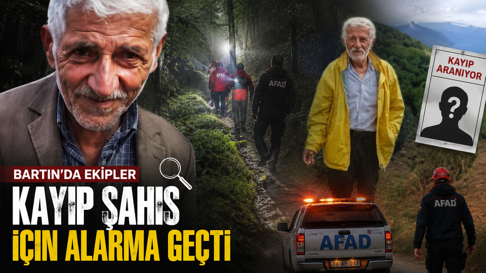 Bartın’da 72 Yaşındaki Alzheimer Hastası 4 Gündür Kayıp