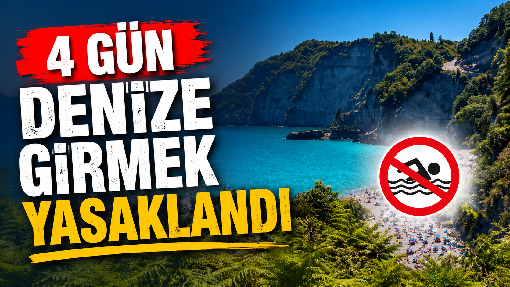 4 Gün Denize Girmek Yasaklandı
