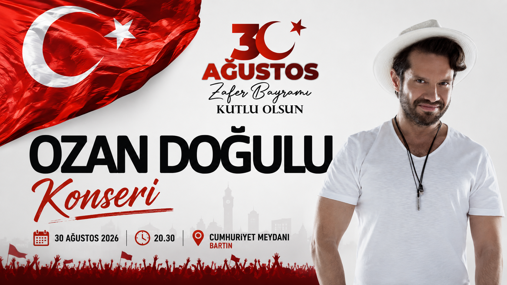 Ozan Doğulu Bartın'da Sahne Alacak