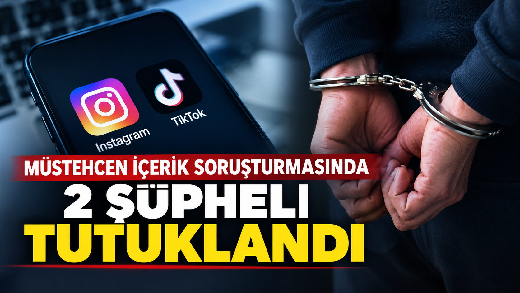 Müstehcen İçerik Soruşturmasında 2 Şüpheli Tutuklandı