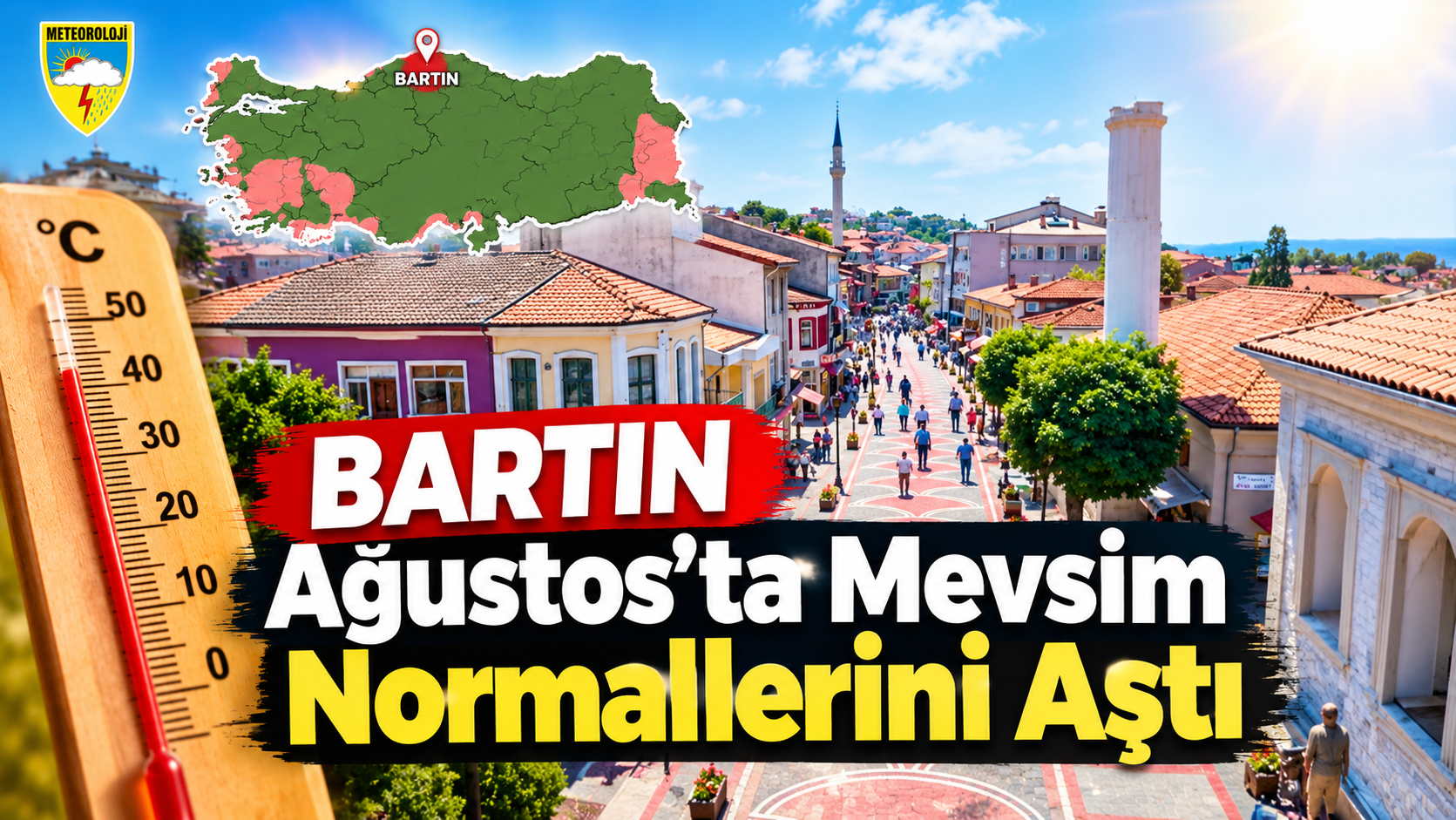 Bartın Ağustos’ta Sıcaktan Kavruldu