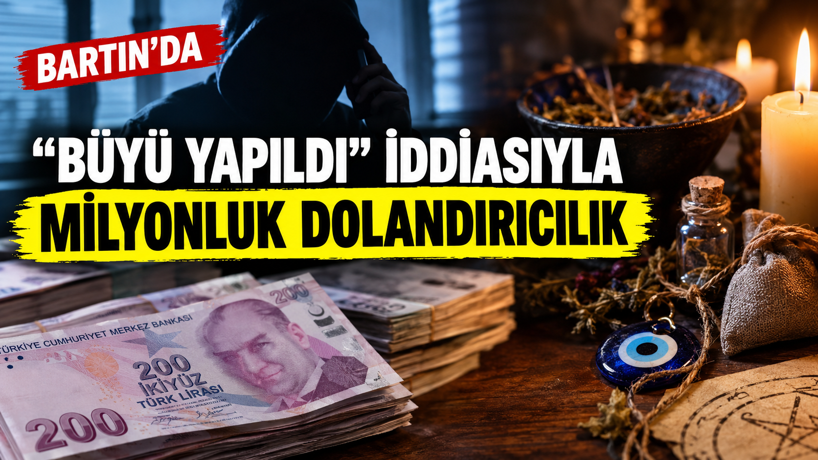 Bartın’da “Büyü Yapıldı” İddiasıyla Milyonluk Dolandırıcılık