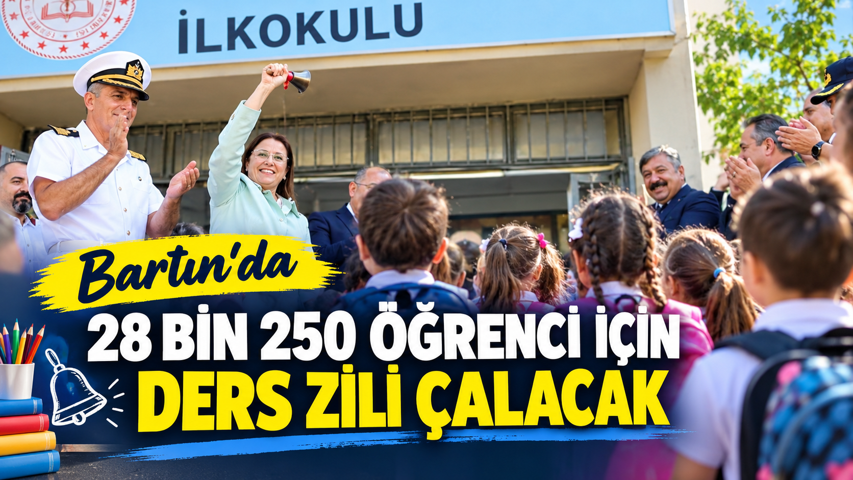 Bartın’da 28 bin 250 öğrenci için ders zili çalacak