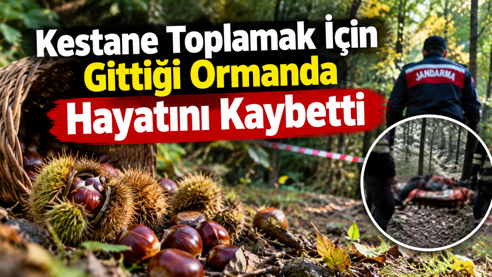Kestane Toplamak İçin Gittiği Ormanda Hayatını Kaybetti