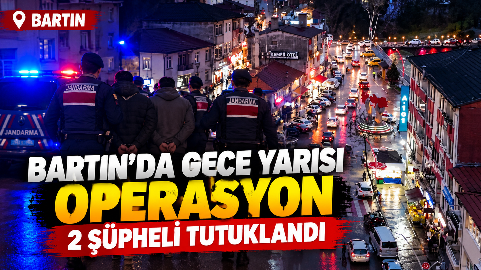 Bartın’da Gece Yarısı Operasyon: 2 Şüpheli Tutuklandı