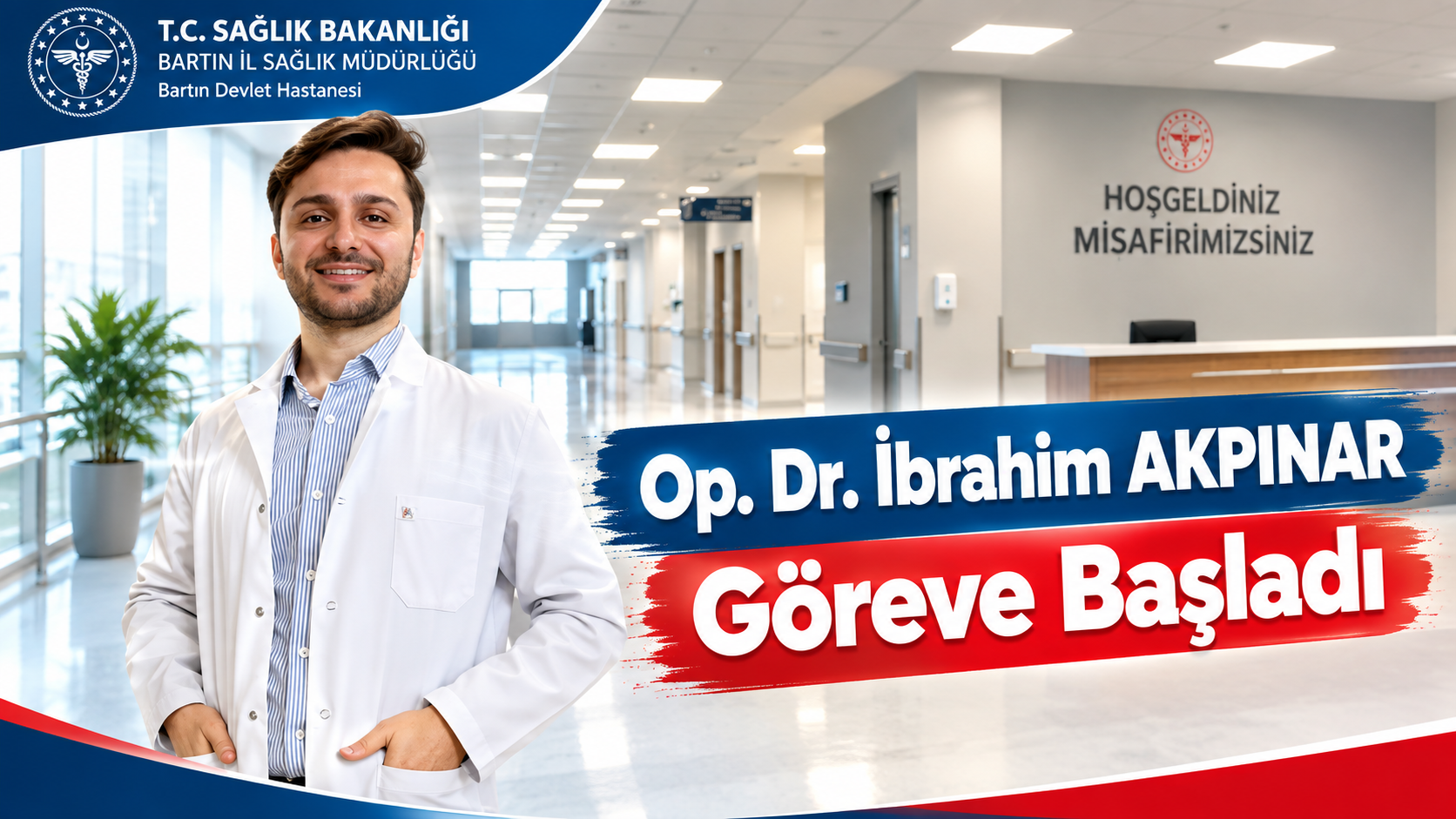 Dr. İbrahim AKPINAR Göreve Başladı