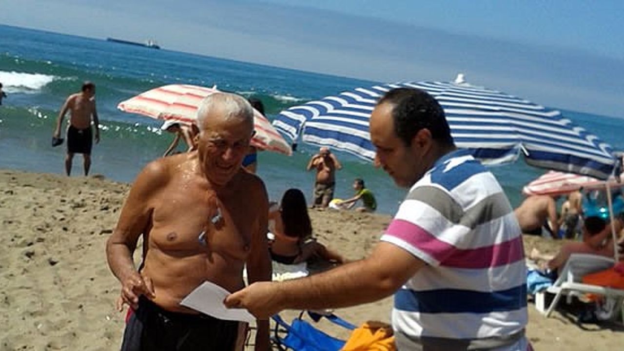 İnkum'da Tatilcilere Çeken Akıntı Uyarısı
