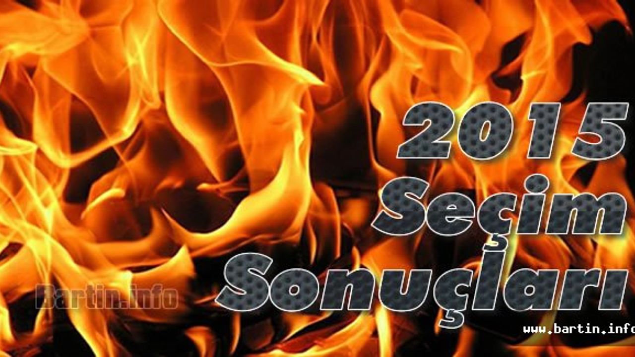 Bartın'da Resmi Olmayan Kesin Sonuçlar
