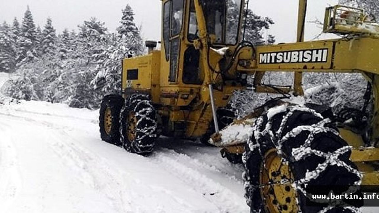 Bartın'da 45 Köy Yolu Ulaşıma Kapandı