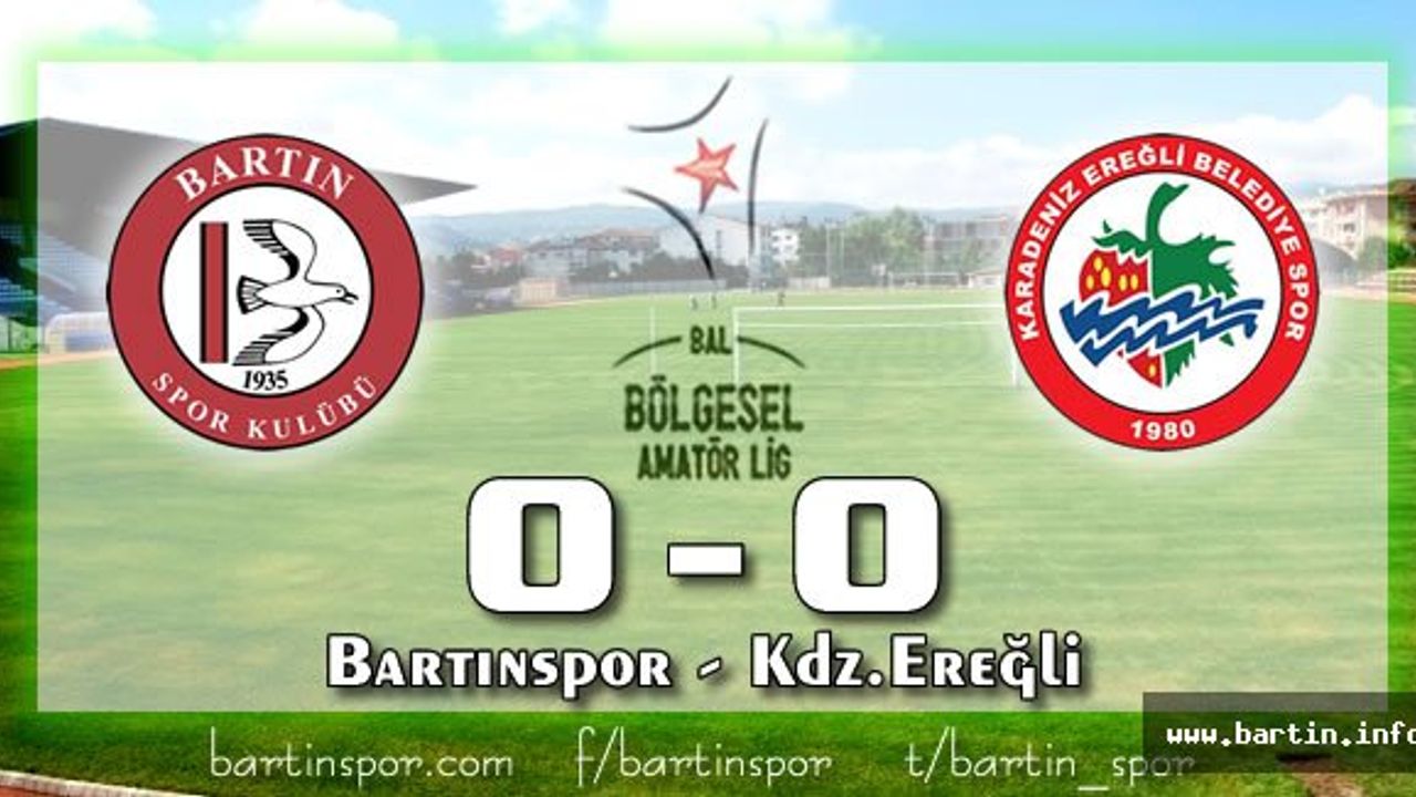 Bartınspor Fırsat Tepti: 0-0
