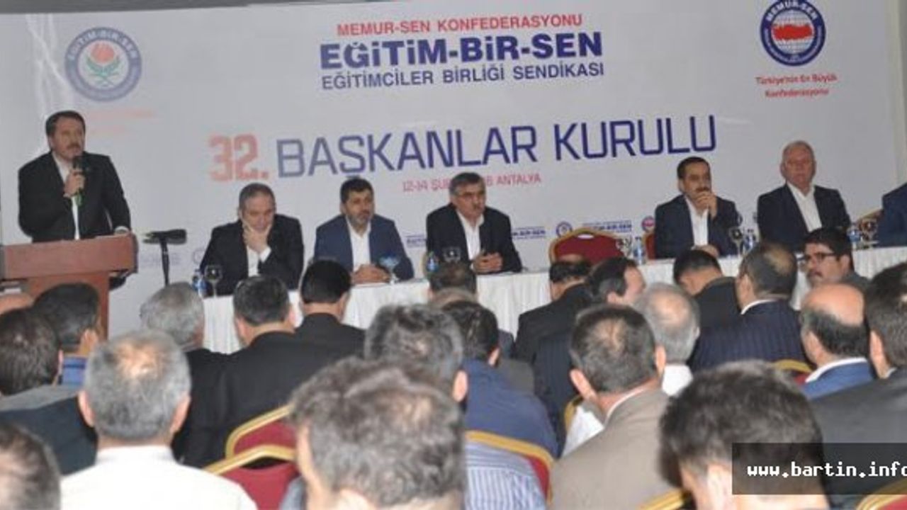 Eğitim-Bir-Sen 32.Başkanlar Kurulu Antalya’da Toplandı
