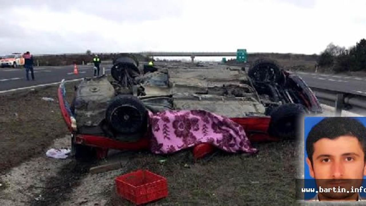 Satmaya Götürdüğü Spor Otomobille Takla Attı: 1 Ölü, 3 Yaralı