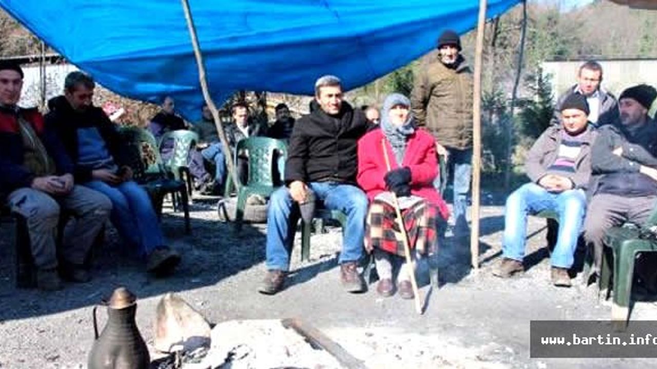 Termik santralde çalışan taşeron işçilerin kadro eylemi sürüyor