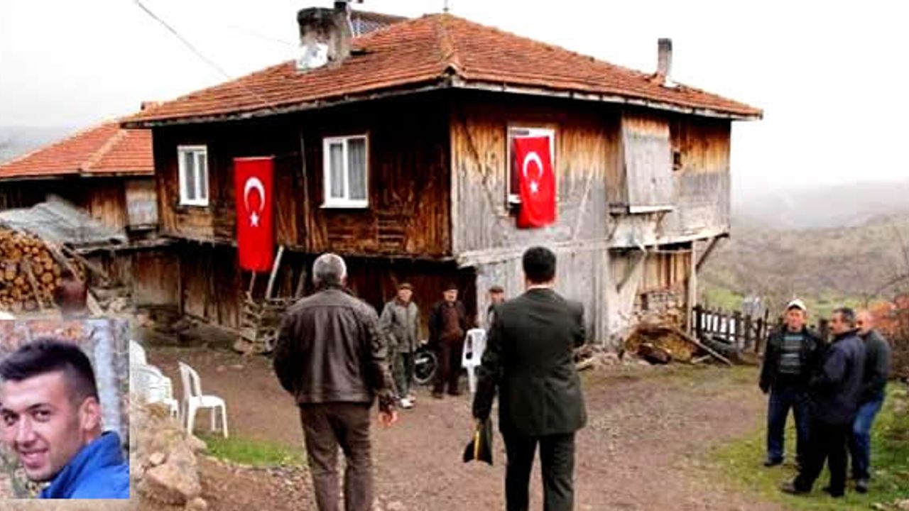 Şehit Uzman Çavuş Oflaz'ın baba ocağına ateş düştü