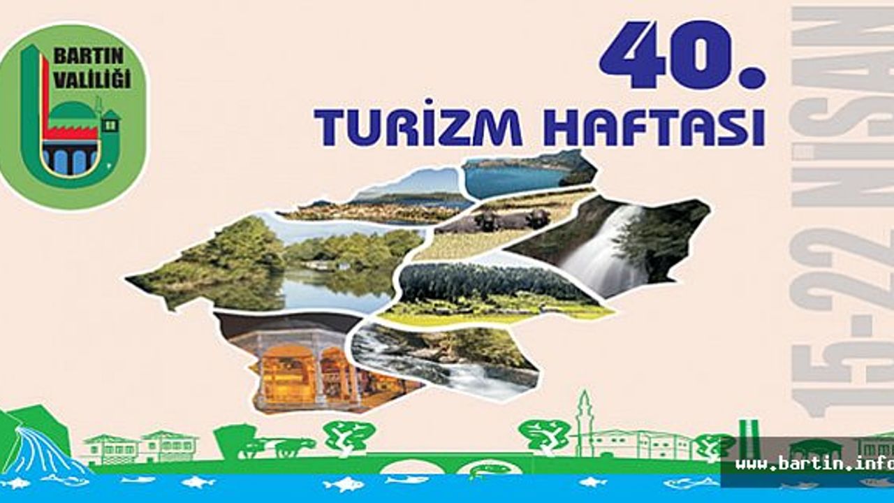 Bartın'da 40. Turizm Haftası Kutlanacak