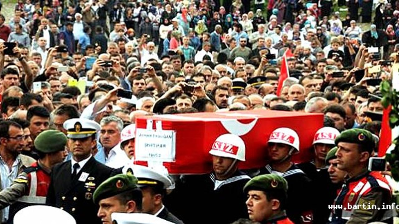 Bartın Bir Kahramanı Daha Yüreğine Gömdü