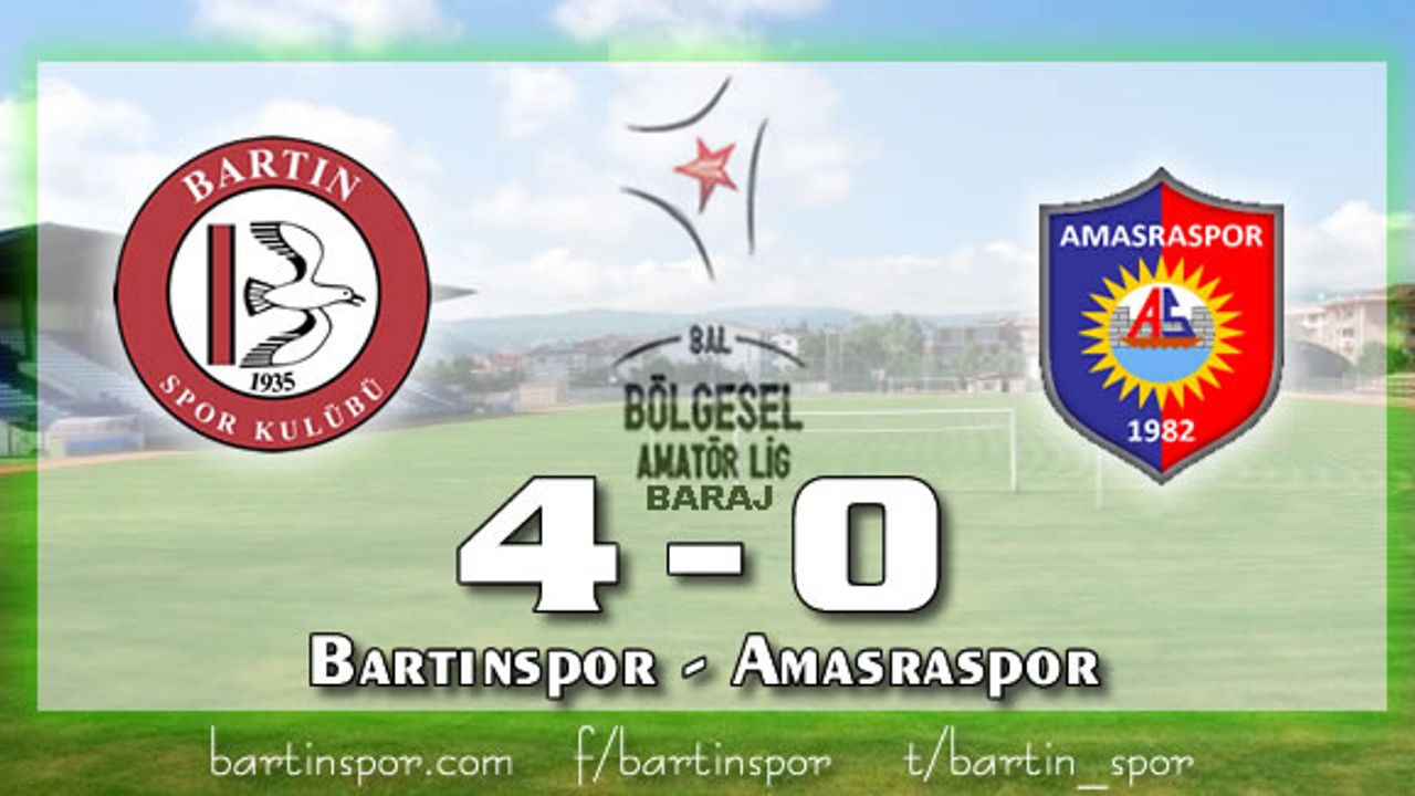 Bartınspor 4-0 Amasraspor
