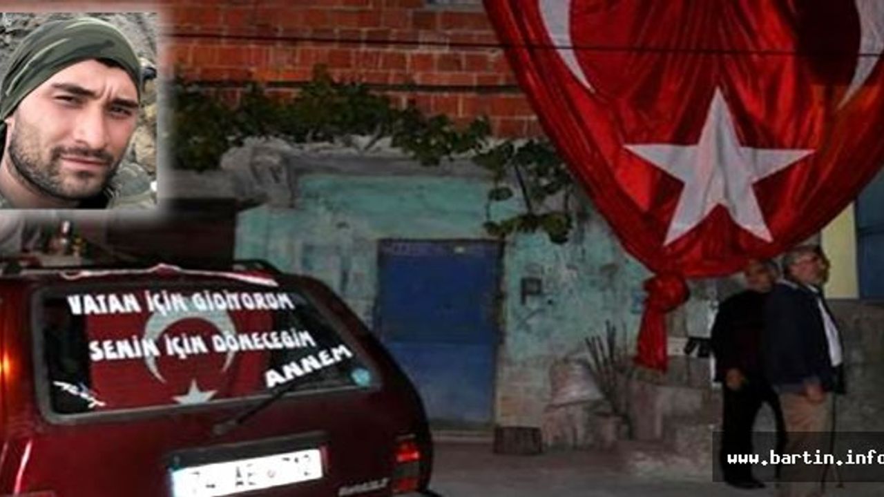 Şehidin Bartın'daki evine acı haber ulaştı