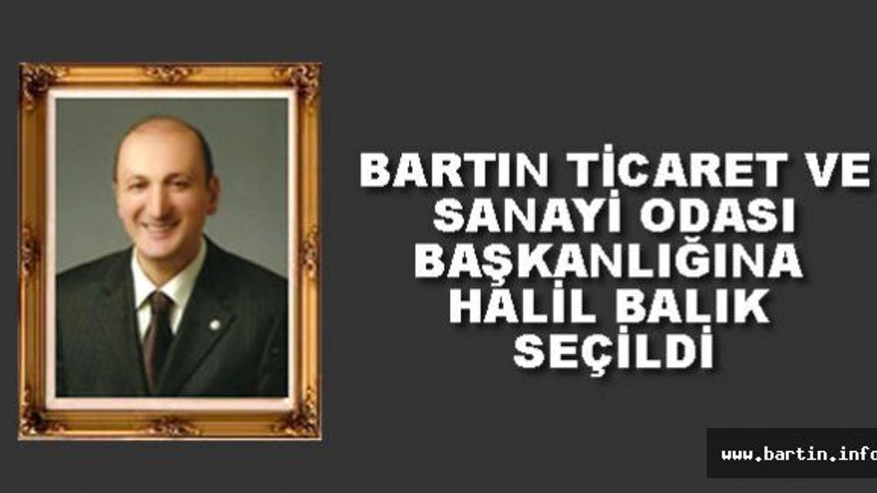 İşte Bartın TSO'nun Yeni Başkanı
