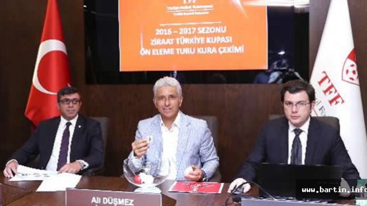 İşte Bartınspor'un Türkiye Kupası'ndaki Rakibi