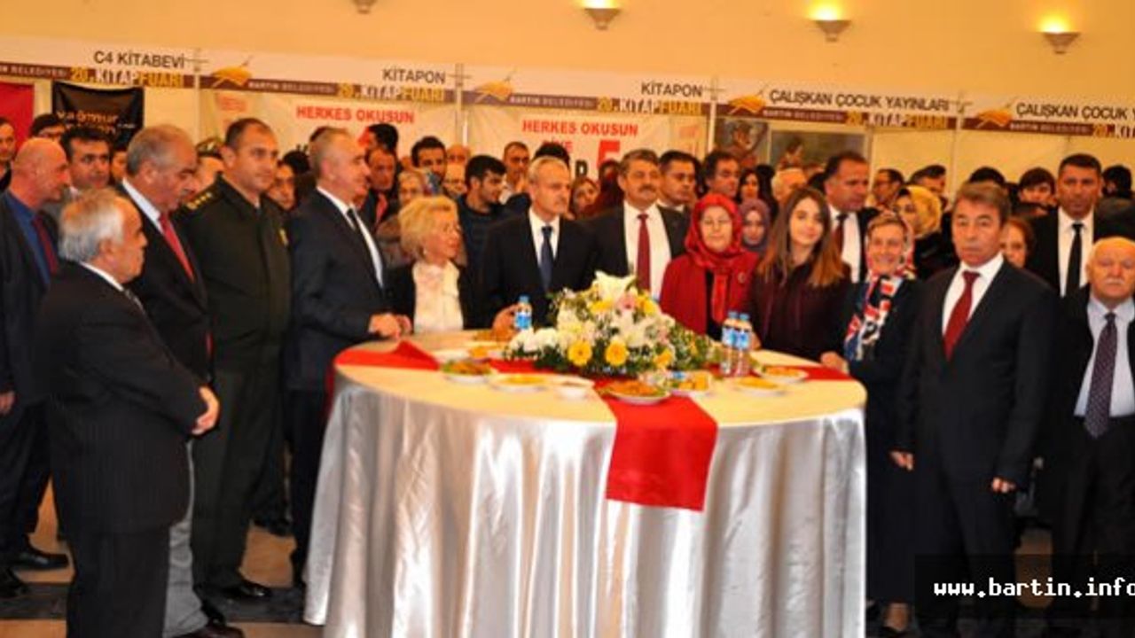 Bartın'da 20'nci Kitap Fuarı açıldı