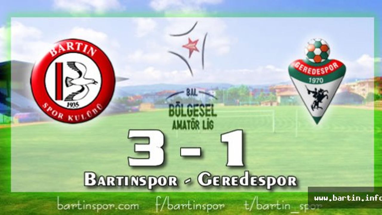 Bartınspor Devreyi 3 Puanla Kapadı