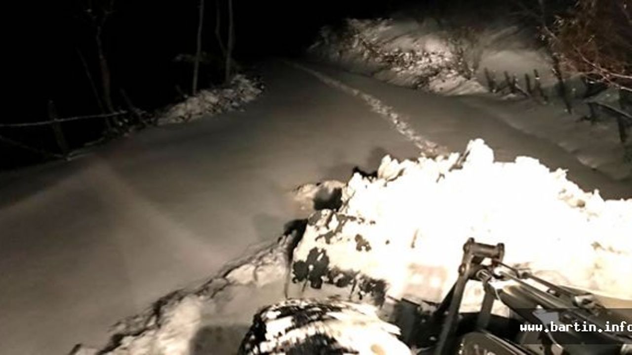 Ulus'a Bağlı 2 Köy Hariç Yollar Açıldı