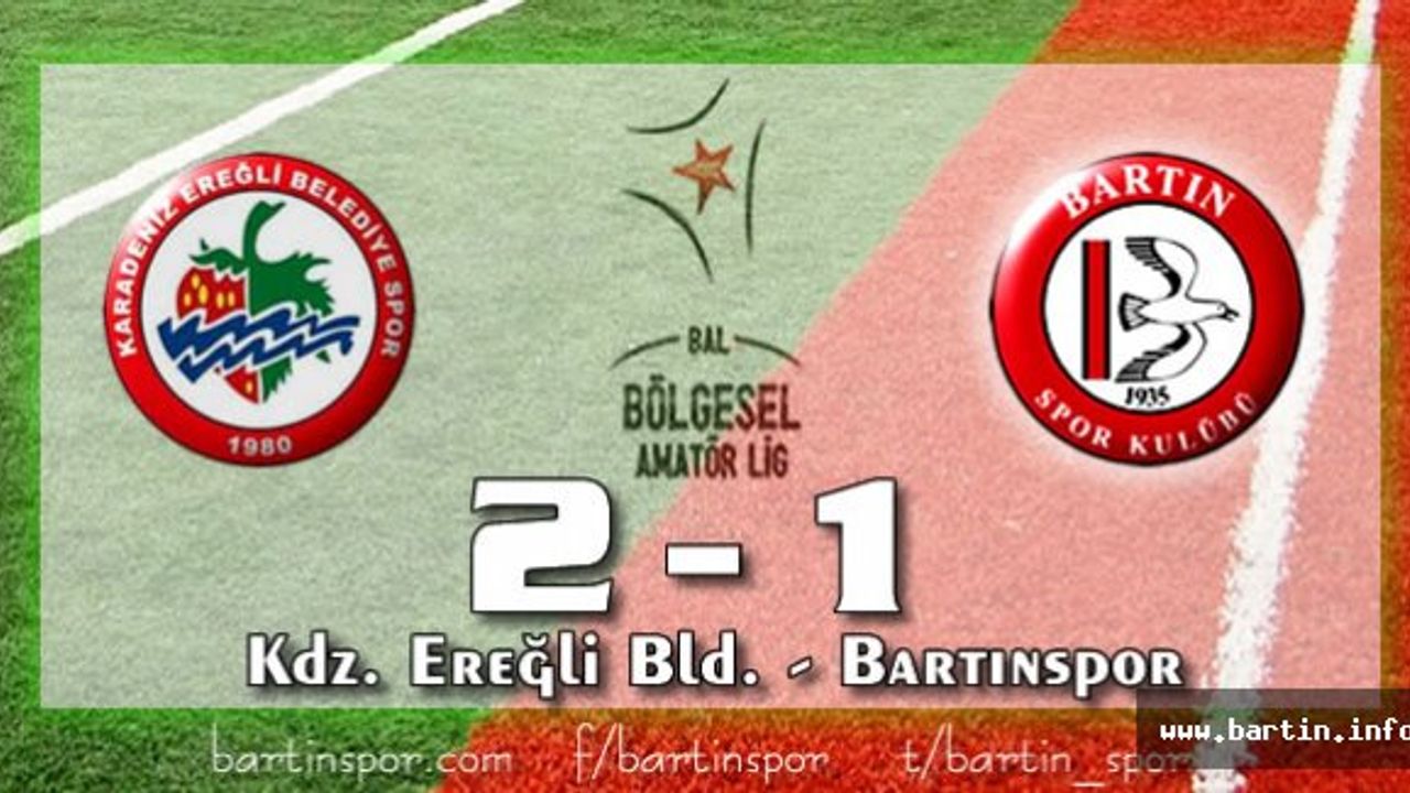 Bartınspor Ereğli'den Puansız Dönüyor: 2-1