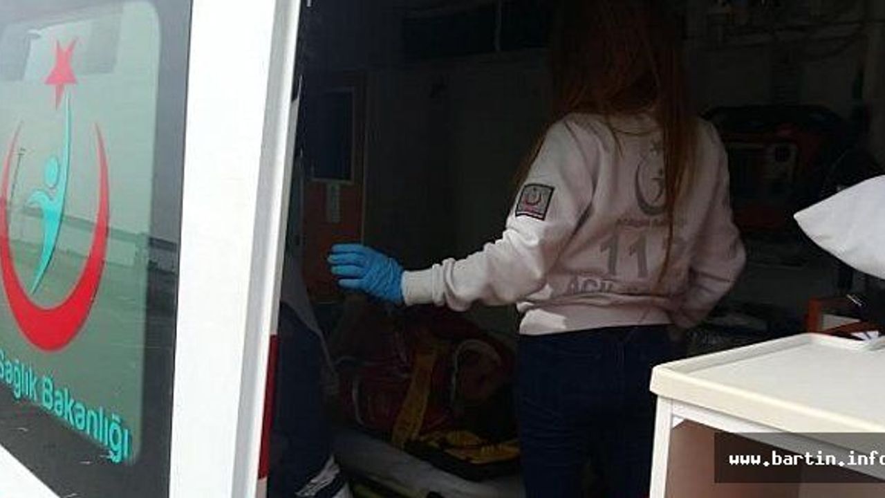 Takla Atan Motosiklet Sürücüsü Ağır Yaralandı