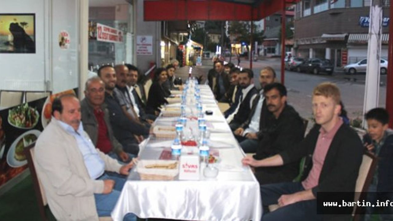 Bartın'da Yaşayan Sivaslılar iftarda buluştu