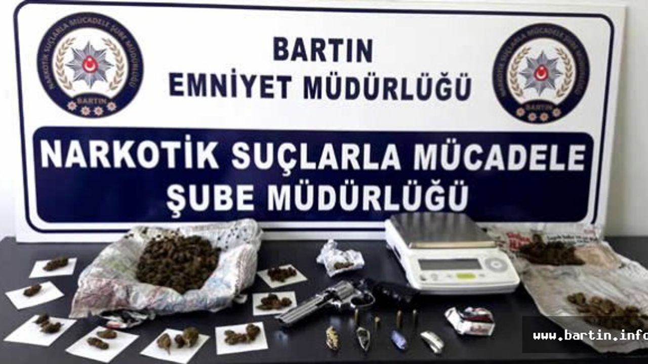 Bartın'da 232 gram SKUNK ele geçirildi