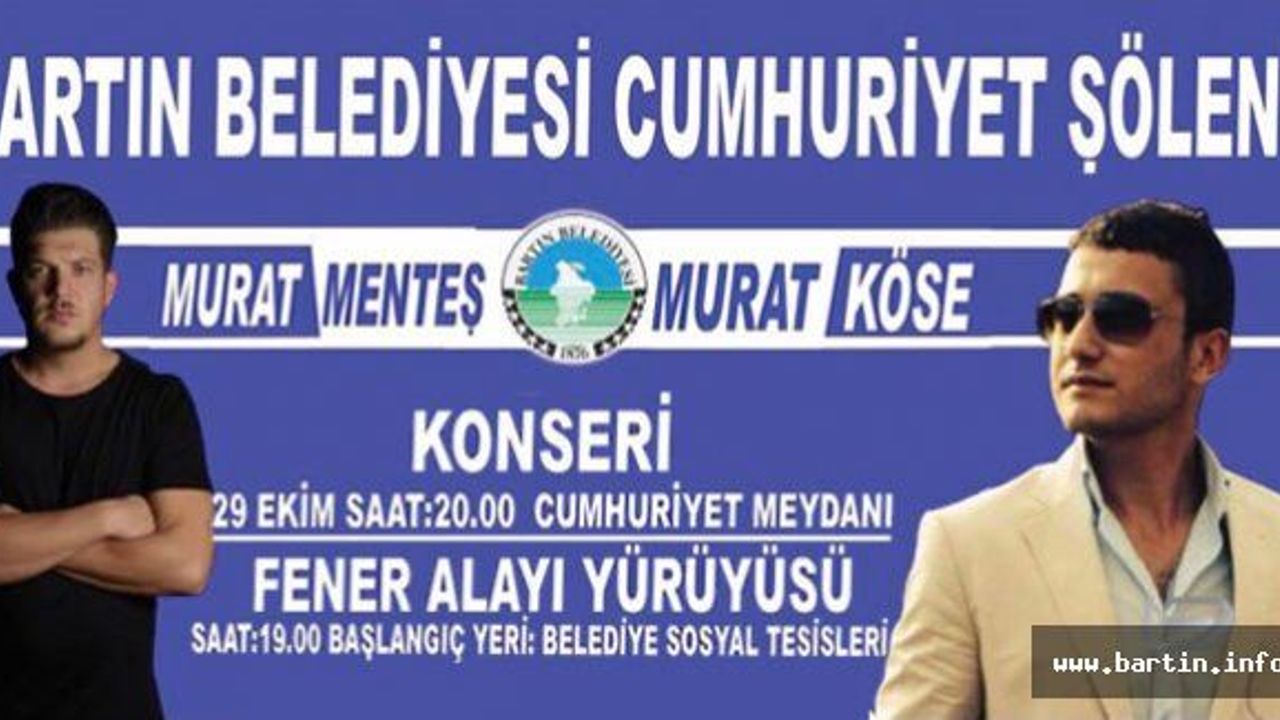 Murat Menteş ve Murat Köse Sahne Alacak