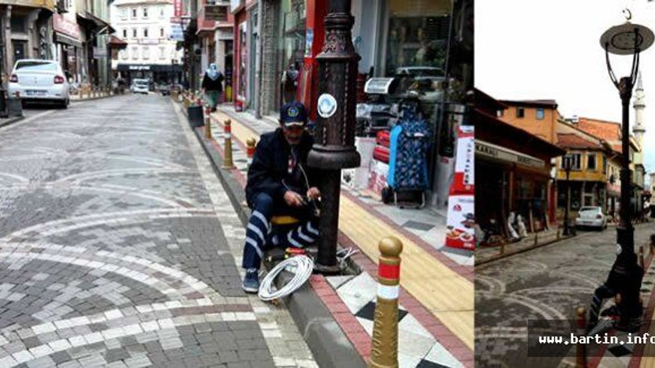 Su Terazisi Sokak'a Led Aydınlatma