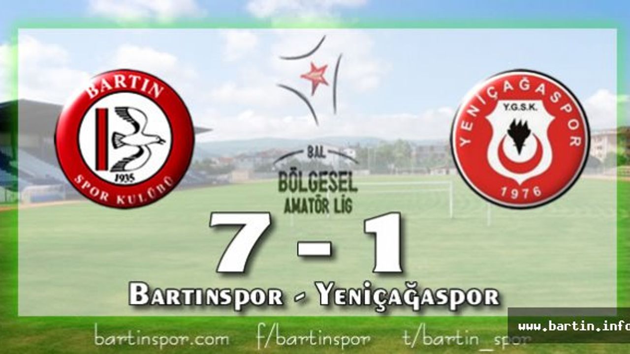 Bartınspor 7 Golle Liderlik Koltuğunda