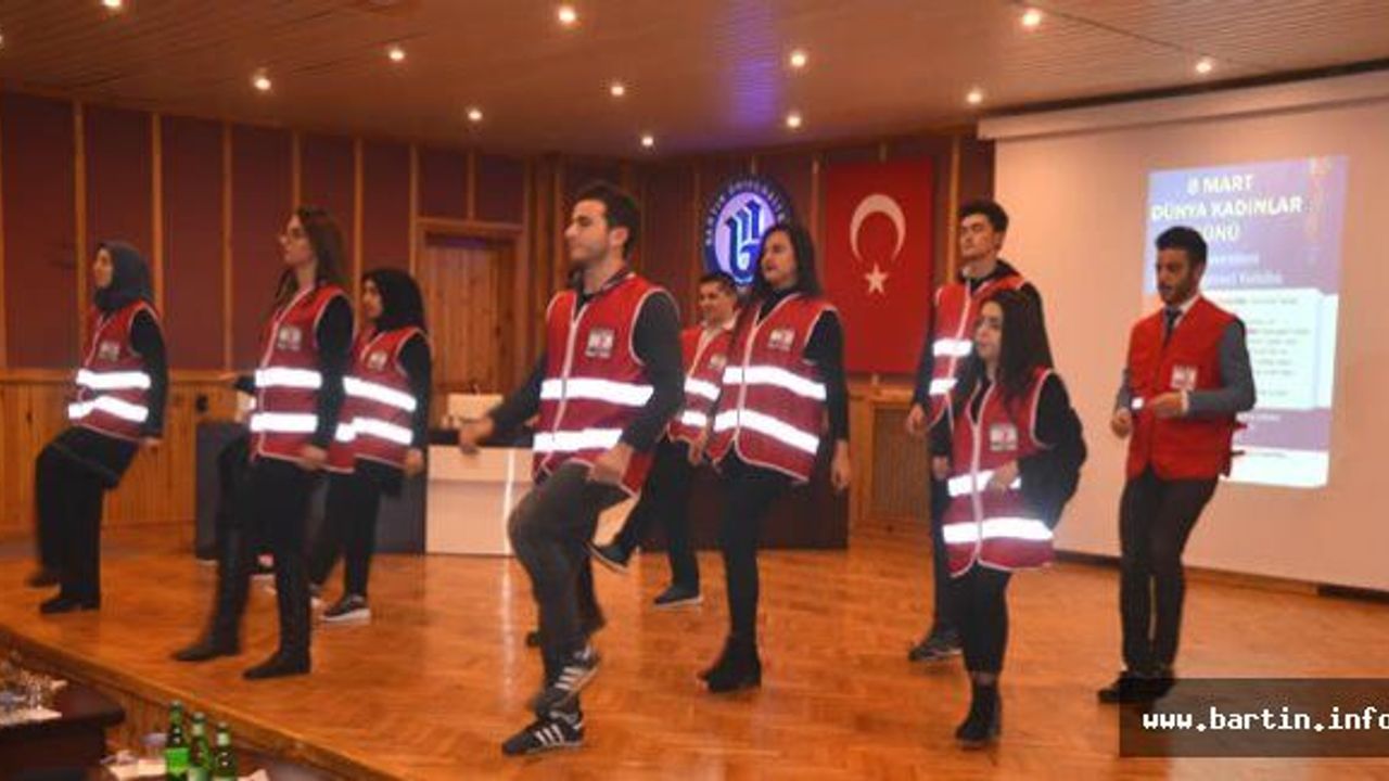 Bartın'da Kadına Şiddete Hayır Dansı