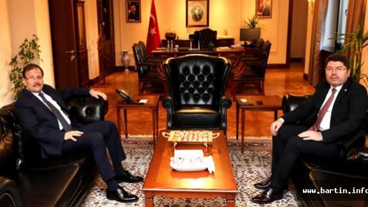 Tunç'tan Çavuşoğlu'na Teşekkür Ziyareti