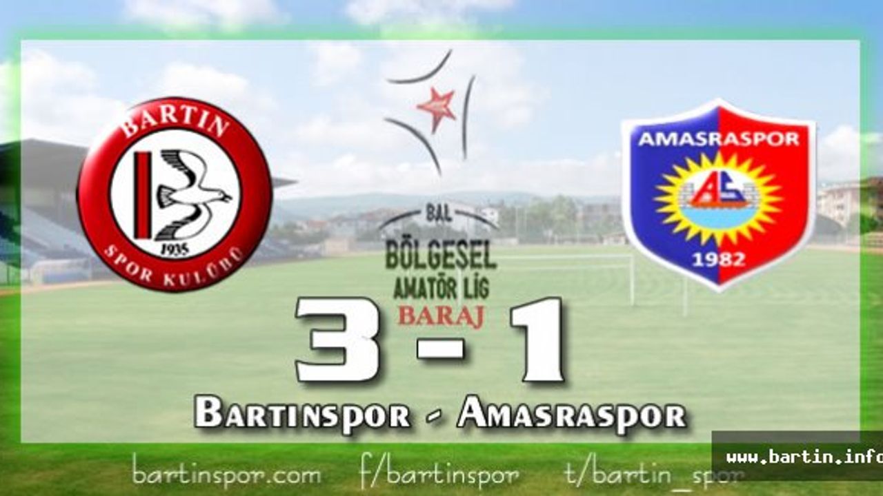 Bartınspor Amasra'ya Şans Tanımadı
