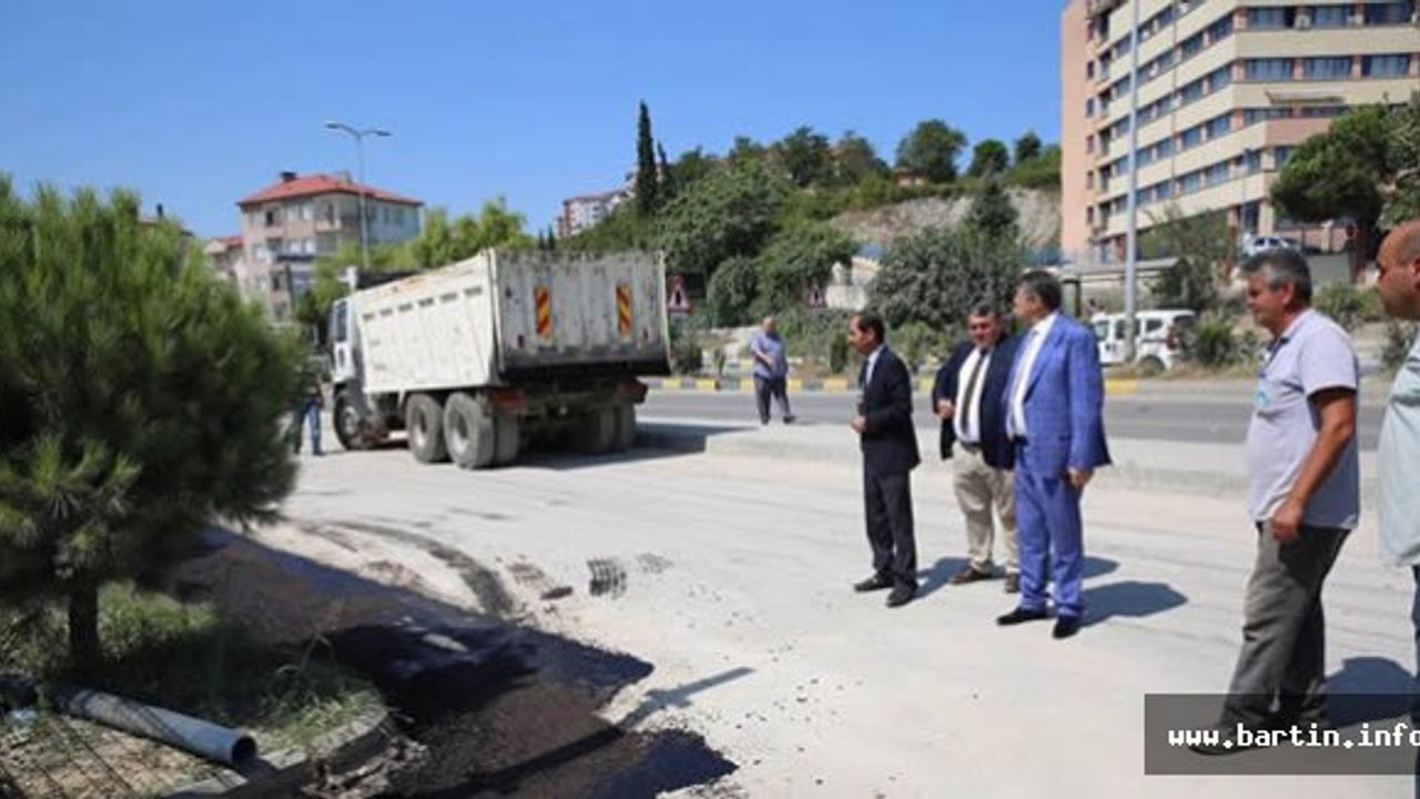Orduyeri ve Cumhuriyet Caddesinde Yol Çalışmaları