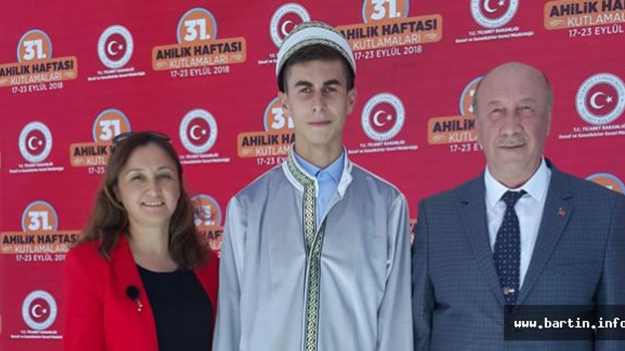 Türkiye'de Yılın Çırağı Bartınlı Mustafa