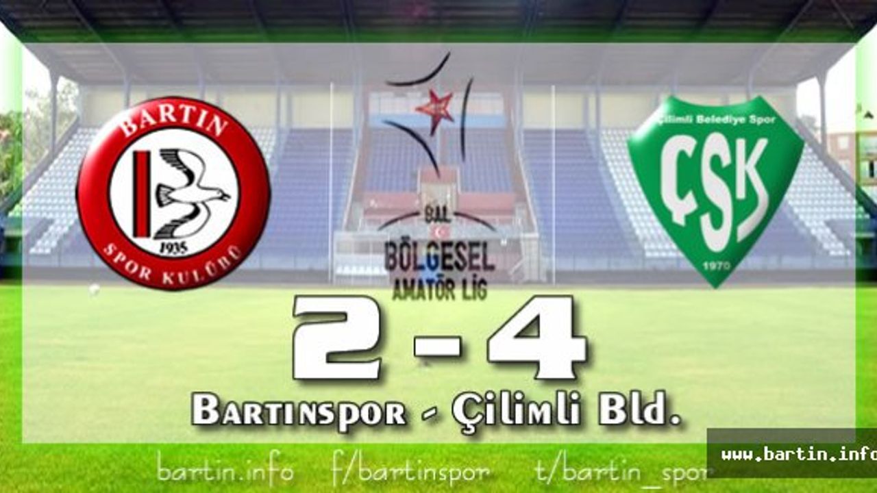Bartınspor Dibe Vurdu: 2-4