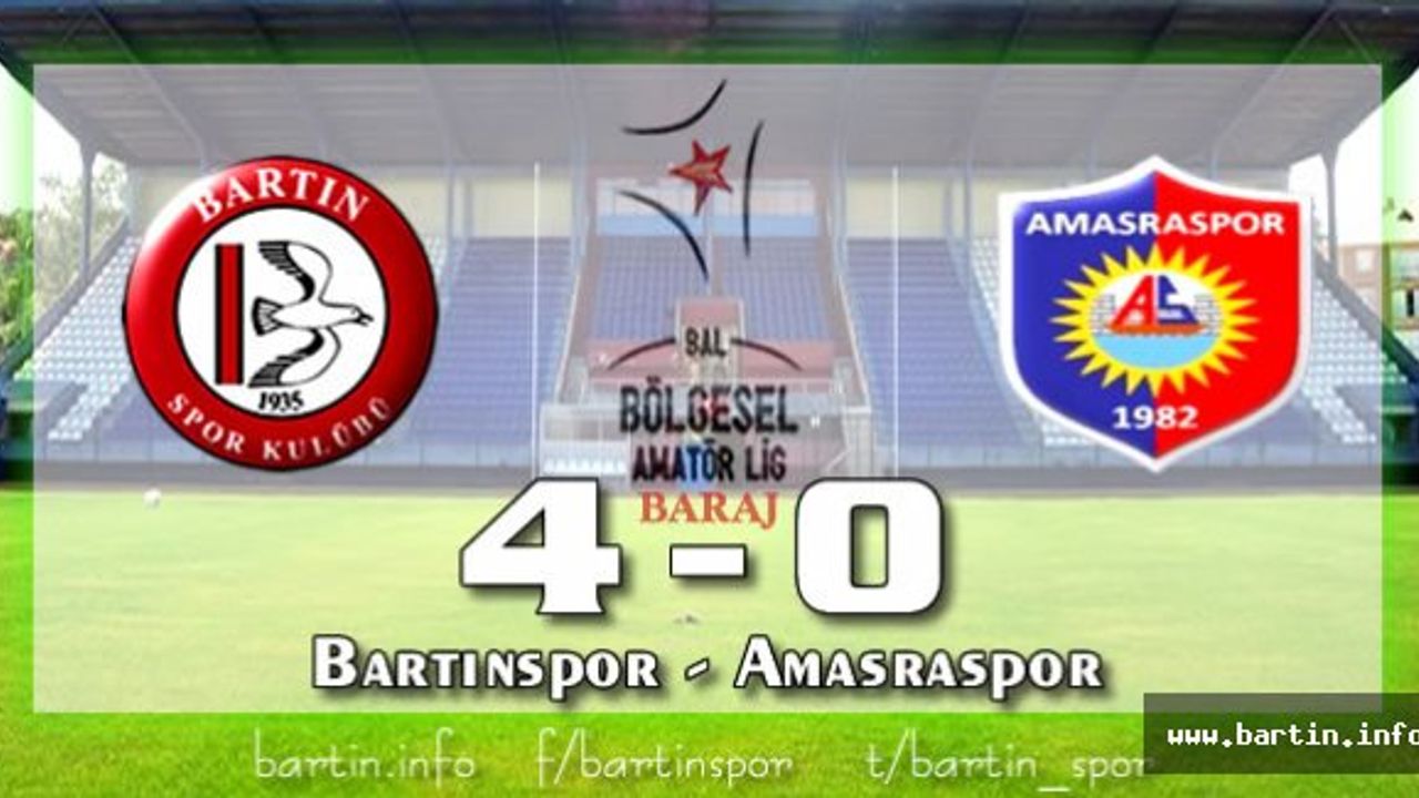 Bartınspor, Amasra'ya Yine Şans Tanımadı