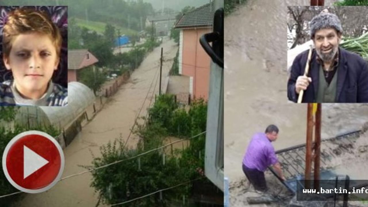 Bartın'da Sel: 1 Ölü, 1 Kayıp