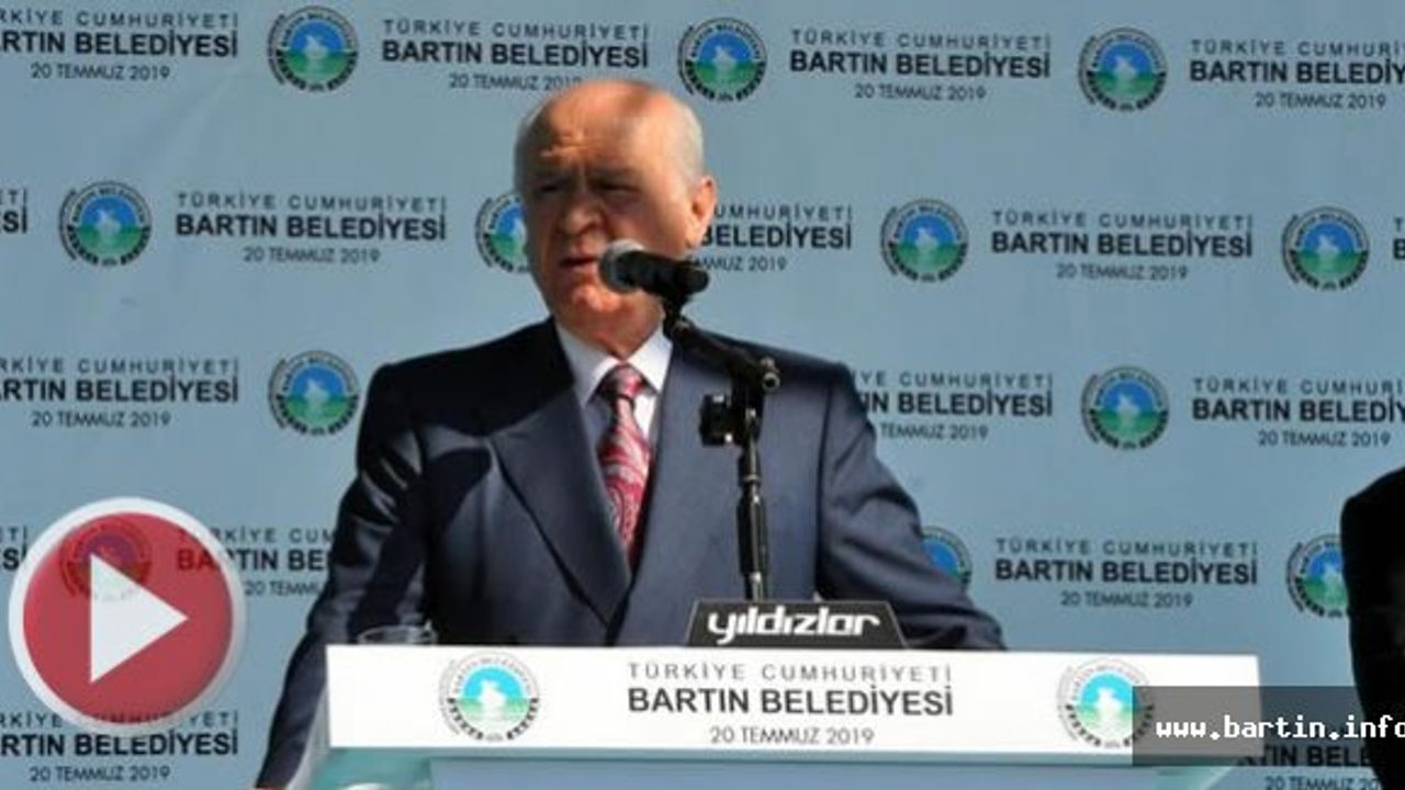 Bahçeli Bartın'da AB ve ABD'ye Yüklendi