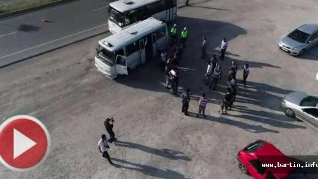 Bartın'da 75 Yasadışı Göçmen Yakalandı